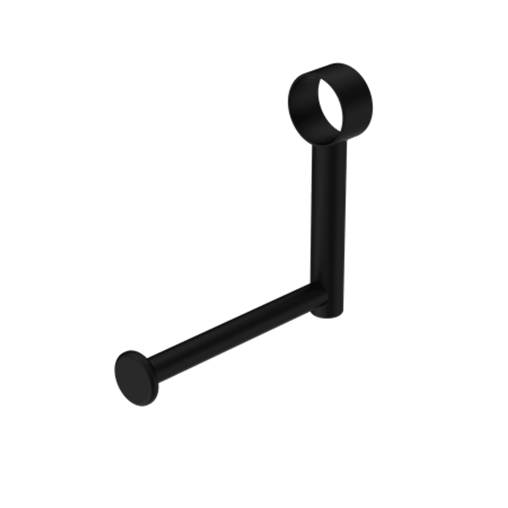 Mecca Care Add On Toilet Roll Holder Matte Black gallery detail image