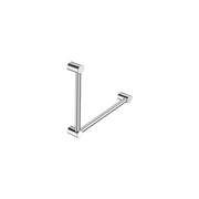 Mecca Care 32mm Ambulant Toilet Grab Rail 90 Degree 450X450mm Chrome gallery detail image