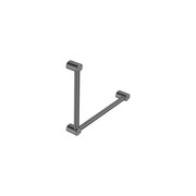 Mecca Care 32mm Ambulant Toilet Grab Rail 90 Degree 450X450mm Gun Metal gallery detail image