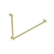 Mecca Care 32mm DDA Grab Rail Set 90 Degree 600X1000mm Brushed Gold gallery detail image