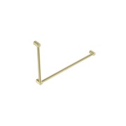 Mecca Care 32mm DDA Grab Rail Set 90 Degree 600X1000mm Brushed Gold gallery detail image