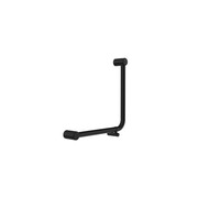 Mecca Care 32mm Ambulant 90 Degree Bent Tube Grab Rail 450X450mm Matte Black gallery detail image