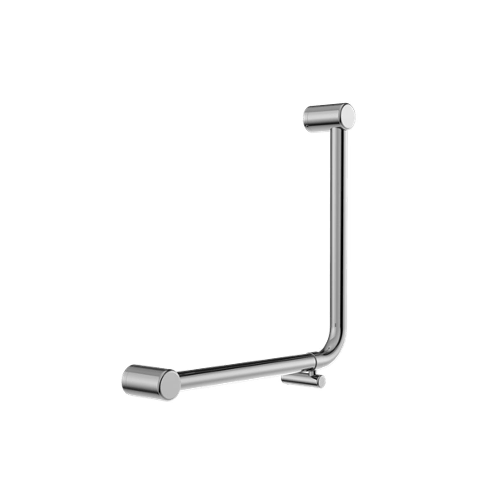 Mecca Care 32mm Ambulant 90 Degree Bent Tube Grab Rail 450X450mm Chrome gallery detail image