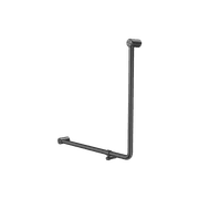 Mecca Care 32mm Ambulant 90 Degree Bent Tube Grab Rail 750X750mm Gun Metal gallery detail image