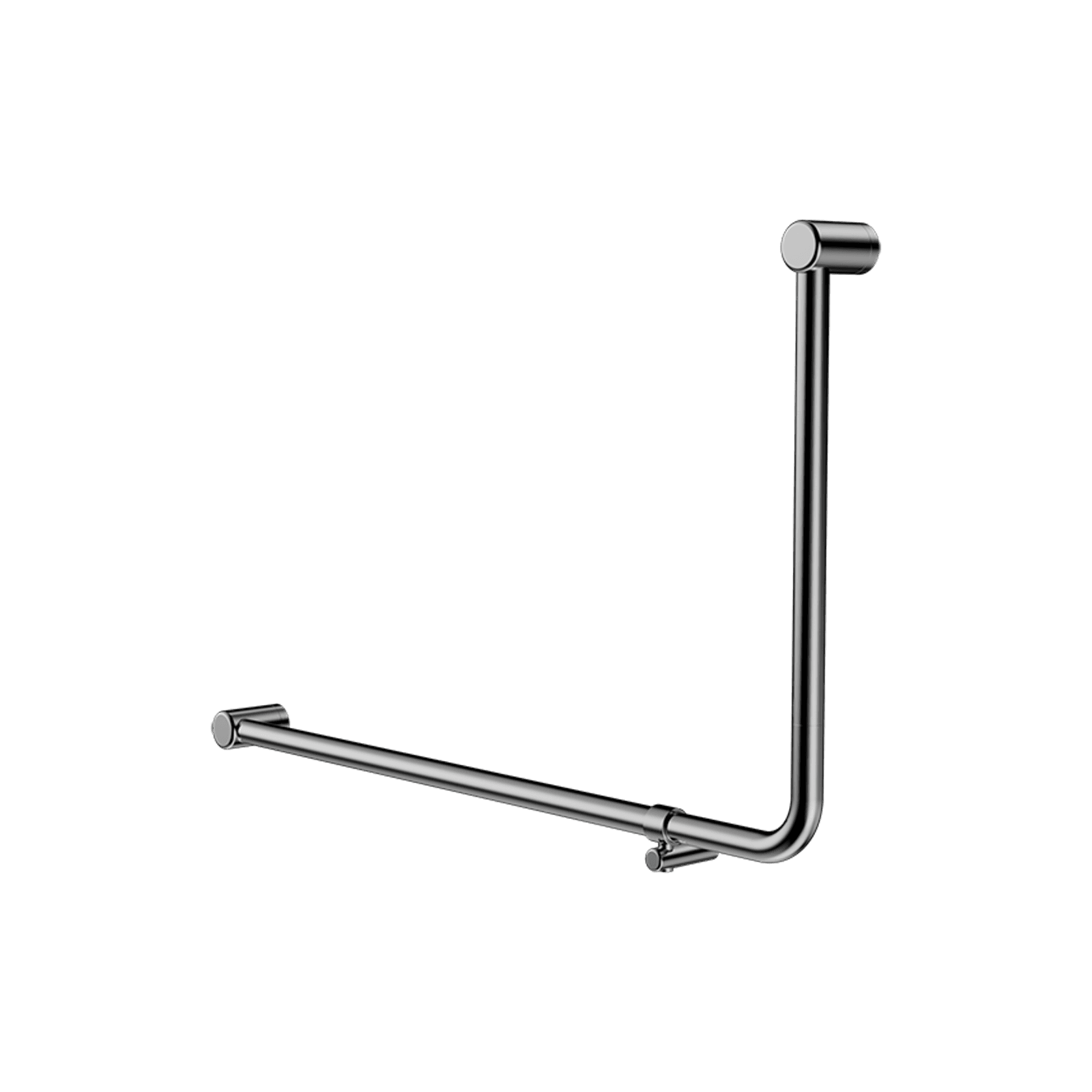 Mecca Care 32mm Ambulant 90 Degree Bent Tube Grab Rail 600X1000mm Chrome gallery detail image