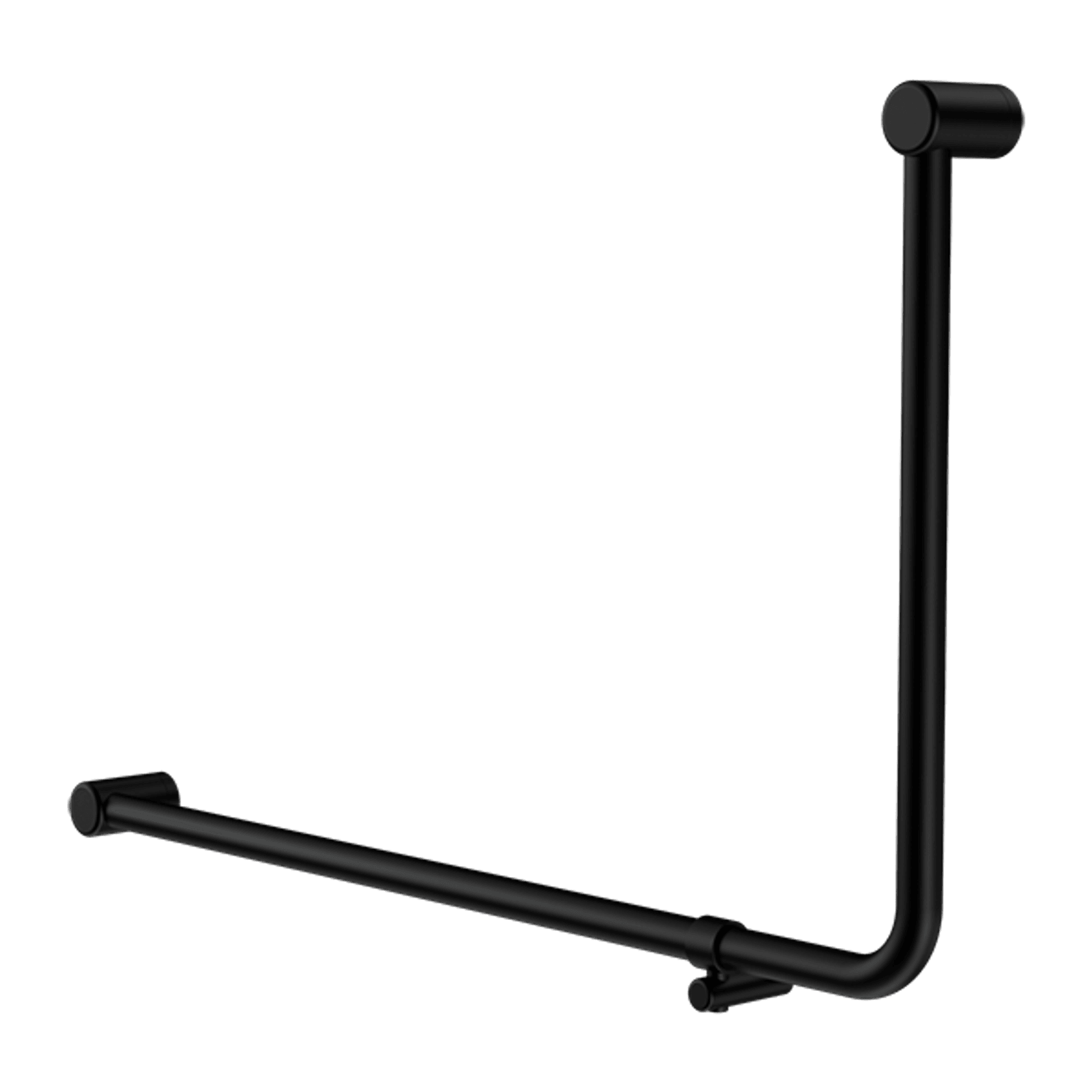 Mecca Care 32mm Ambulant 90 Degree Bent Tube Grab Rail 600X1000mm Matte Black gallery detail image