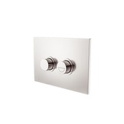 Mecca Care Raised Disabled Care Pneumatic Flush Buttons Plate DDA Compliant  Brushed Nickel gallery detail image