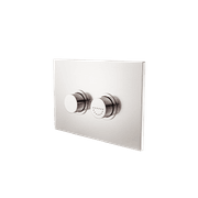 Mecca Care Raised Disabled Care Pneumatic Flush Buttons Plate DDA Compliant  Brushed Nickel gallery detail image