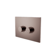 Mecca Care Raised Disabled Care Pneumatic Flush Buttons Plate DDA Compliant Brushed Bronze gallery detail image