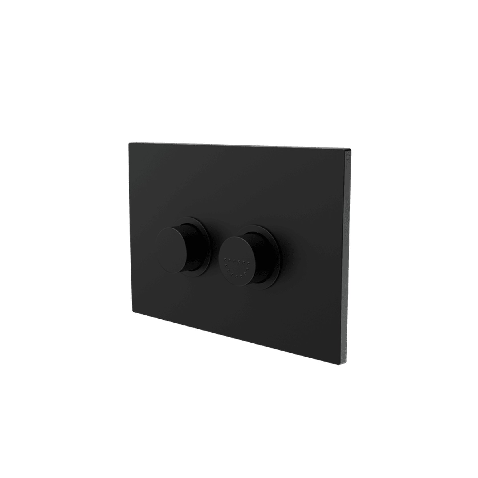 Mecca Care Raised Disabled Care Pneumatic Flush Buttons Plate DDA Compliant  Matte Black gallery detail image