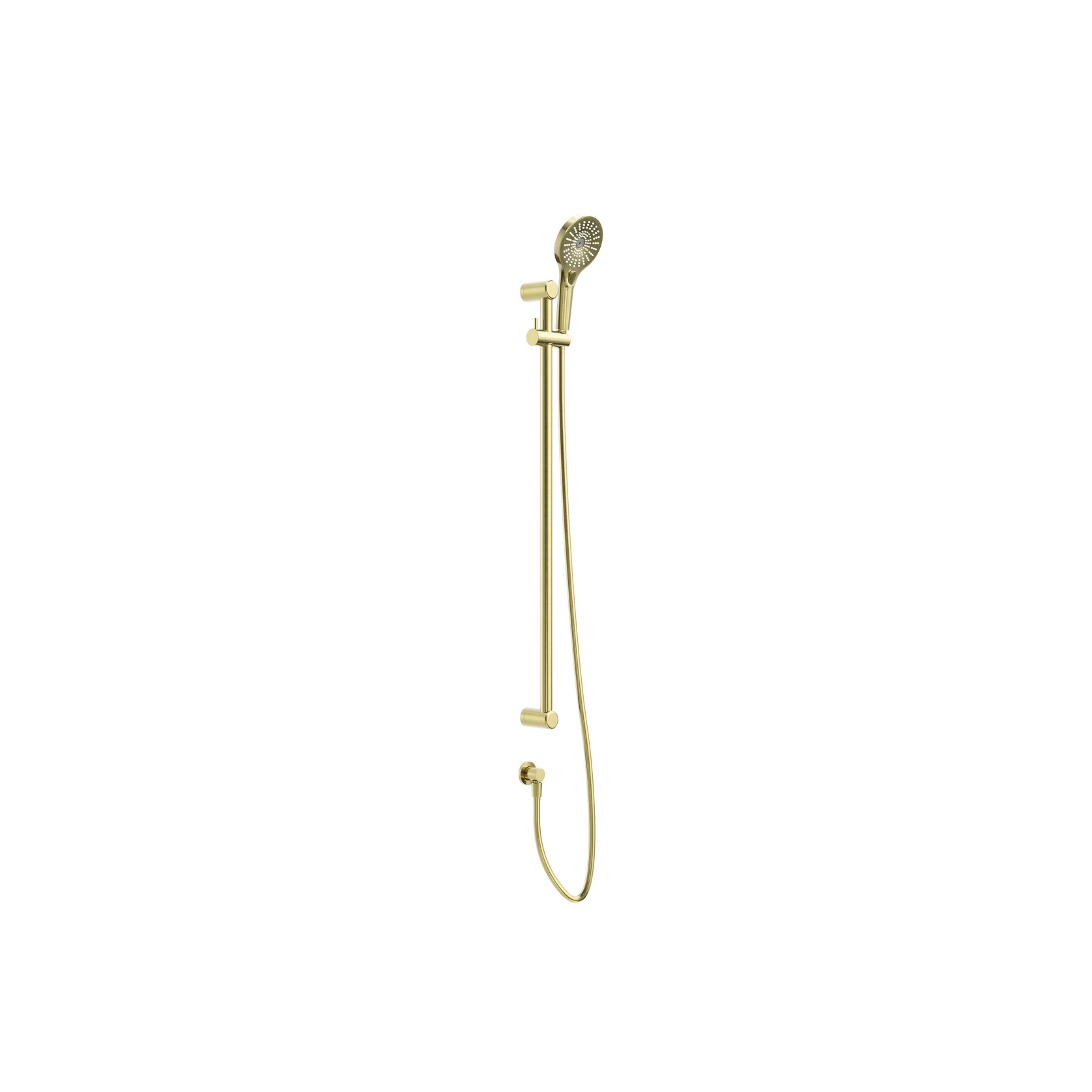 Mecca Care 25mm Grab Rail And Adjustable Shower Rail Set 900mm Brushed Gold gallery detail image