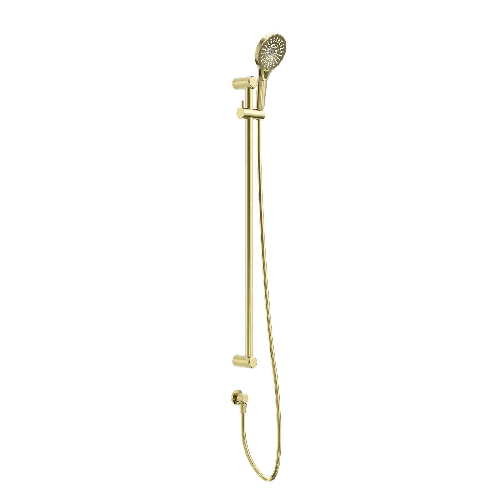 Mecca Care 25mm Grab Rail And Adjustable Shower Rail Set 900mm Brushed Gold gallery detail image