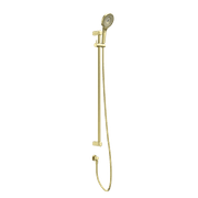 Mecca Care 25mm Grab Rail And Adjustable Shower Rail Set 900mm Brushed Gold gallery detail image