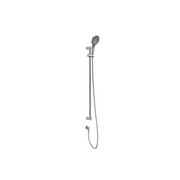 Mecca Care 25mm Grab Rail And Adjustable Shower Rail Set 900mm Brushed Nickel gallery detail image