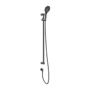 Mecca Care 25mm Grab Rail And Adjustable Shower Rail Set 900mm Gun Metal gallery detail image
