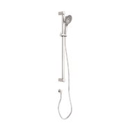 Mecca Care 32mm Grab Rail And Adjustable Shower Rail Set 900mm Brushed Nickel gallery detail image