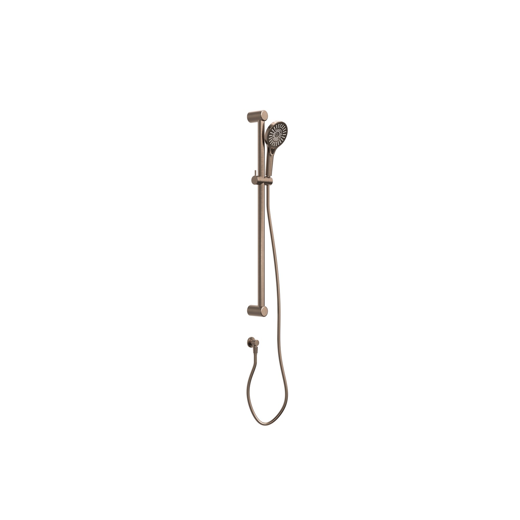 Mecca Care 32mm Grab Rail And Adjustable Shower Rail Set 900mm Brushed Bronze gallery detail image
