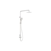 Mecca Care 25mm Grab Rail 900mm Twin Shower Set Brushed Nickel gallery detail image