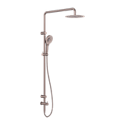 Mecca Care 25mm Grab Rail 900mm Twin Shower Set Brushed Bronze gallery detail image