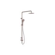 Mecca Care 25mm Grab Rail 900mm Twin Shower Set Brushed Bronze gallery detail image