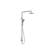 Mecca Care 25mm Grab Rail 900mm Twin Shower Set Chrome gallery detail image