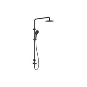 Mecca Care 25mm Grab Rail 900mm Twin Shower Set Matte Black gallery detail image