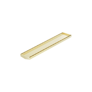 Tile Insert V Channel 600mm Floor Grate 80mm/89mm Outlet Without Outlet And Hole Saw Brushed Gold gallery detail image