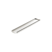 Tile Insert V Channel 600mm Floor Grate 80mm/89mm Outlet Without Outlet And Hole Saw Brushed Nickel gallery detail image
