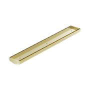Tile Insert V Channel 600mm Floor Grate 50mm Outlet Without Outlet And Hole Saw Brushed Gold gallery detail image