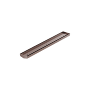 Tile Insert V Channel 600mm Floor Grate 50mm Outlet Without Outlet And Hole Saw Brushed Bronze gallery detail image