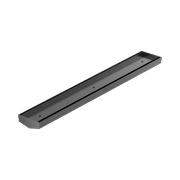 Tile Insert V Channel 600mm Floor Grate 50mm Outlet Without Outlet And Hole Saw Gun Metal gallery detail image