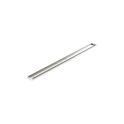 Tile Insert V Channel 1200mm Floor Grate 50mm Outlet Without Outlet And Hole Saw Brushed Nickel gallery detail image