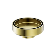 100mm Round Tile Insert Floor Waste 50mm Outlet Brushed Gold gallery detail image