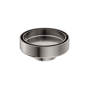 100mm Round Tile Insert Floor Waste 50mm Outlet Brushed Nickel gallery detail image