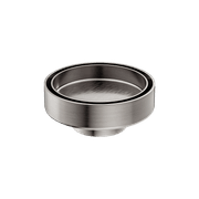 100mm Round Tile Insert Floor Waste 50mm Outlet Brushed Nickel gallery detail image