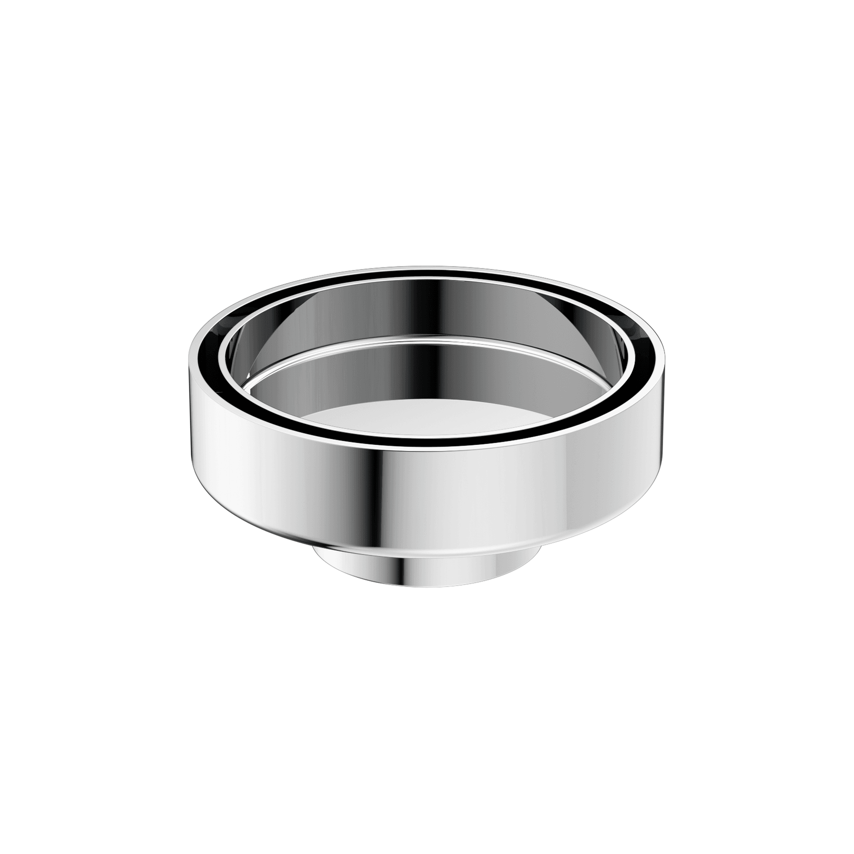 100mm Round Tile Insert Floor Waste 50mm Outlet Chrome gallery detail image