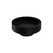 100mm Round Tile Insert Floor Waste 50mm Outlet Matte Black gallery detail image