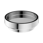 130mm Round Tile Insert Floor Waste 100mm Outlet Chrome gallery detail image