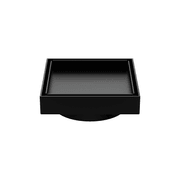 100mm Square Tile Insert Floor Waste 80mm Outlet Matte Black gallery detail image