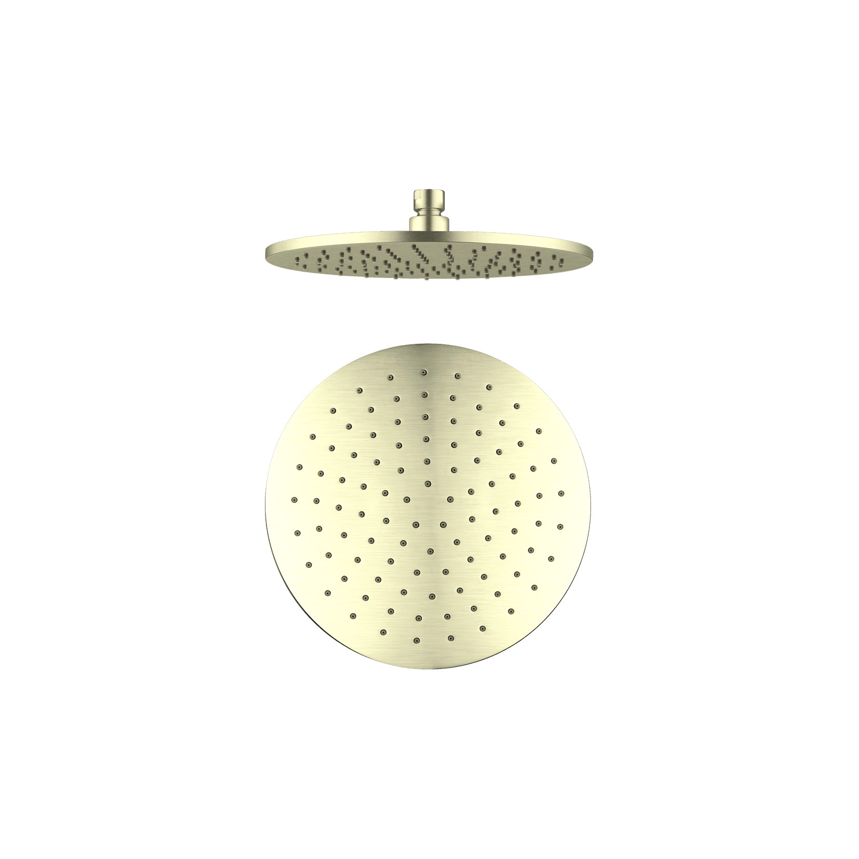 250mm Round Shower Head Brushed Gold gallery detail image
