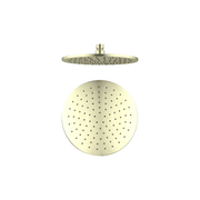 250mm Round Shower Head Brushed Gold gallery detail image
