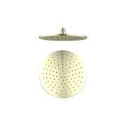 250mm Round Shower Head Brushed Gold gallery detail image