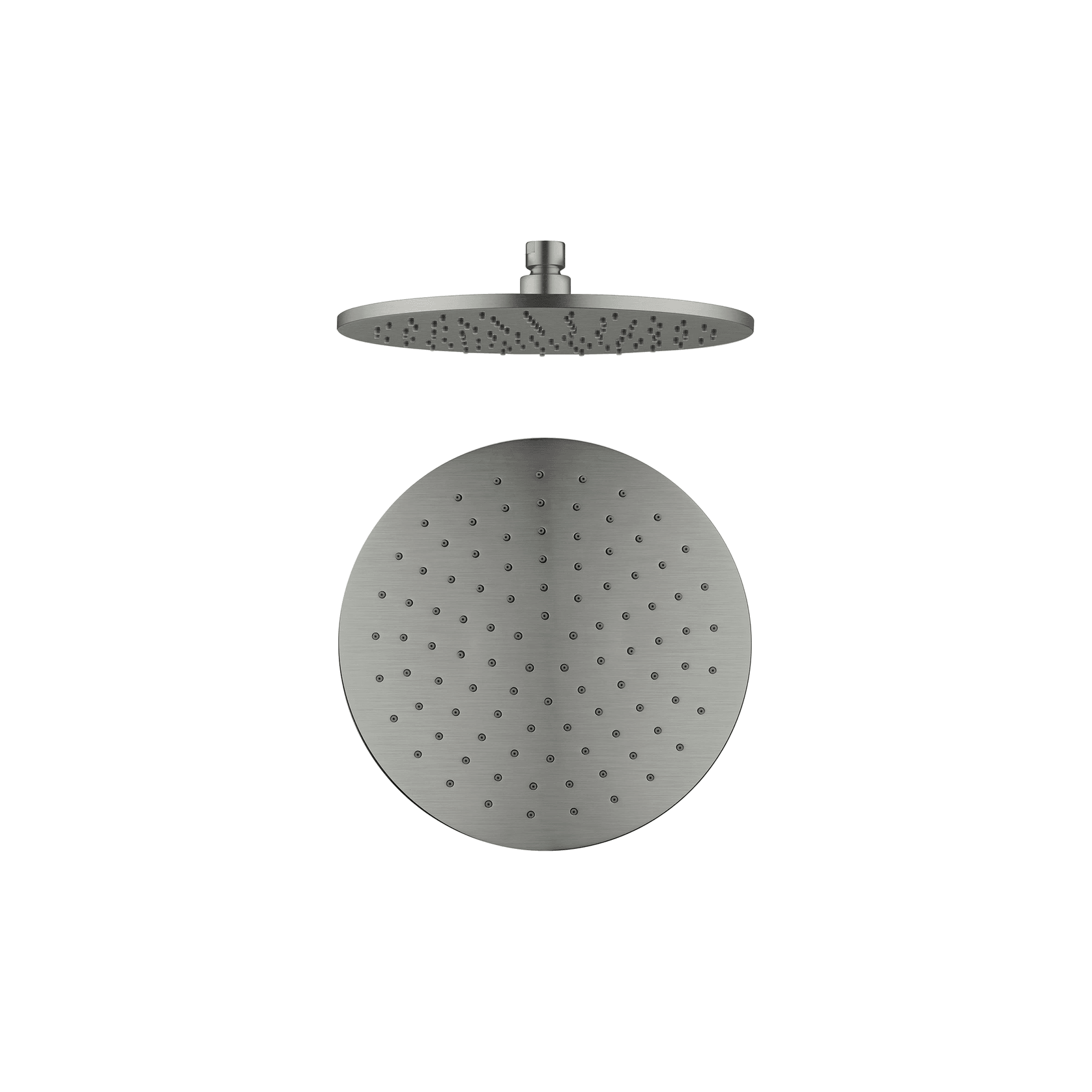 250mm Round Shower Head Gun Metal gallery detail image