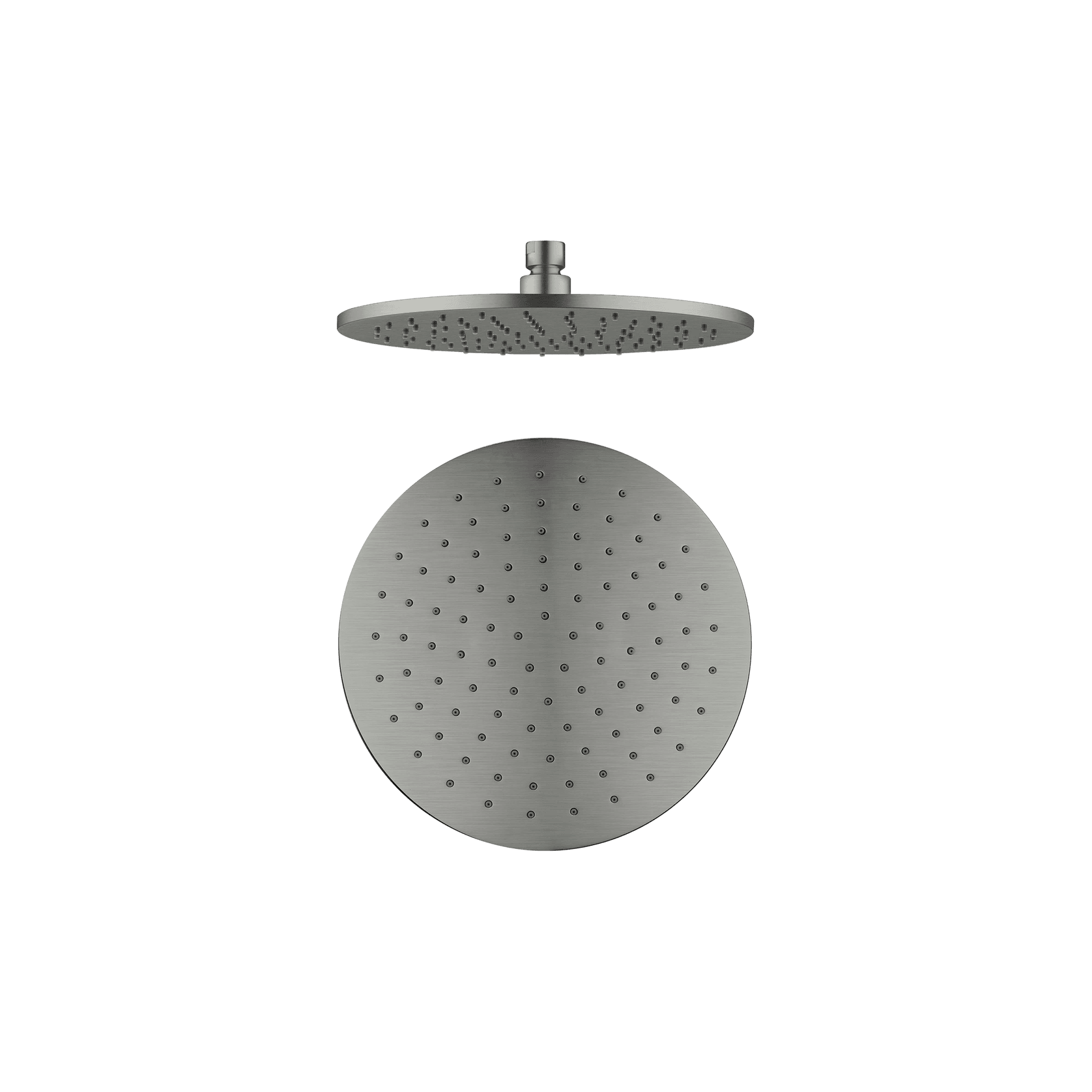 250mm Round Shower Head Gun Metal gallery detail image