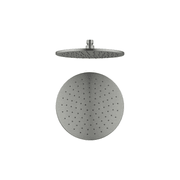 250mm Round Shower Head Gun Metal gallery detail image