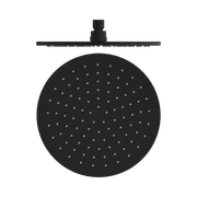 250mm Round Shower Head Matte Black gallery detail image