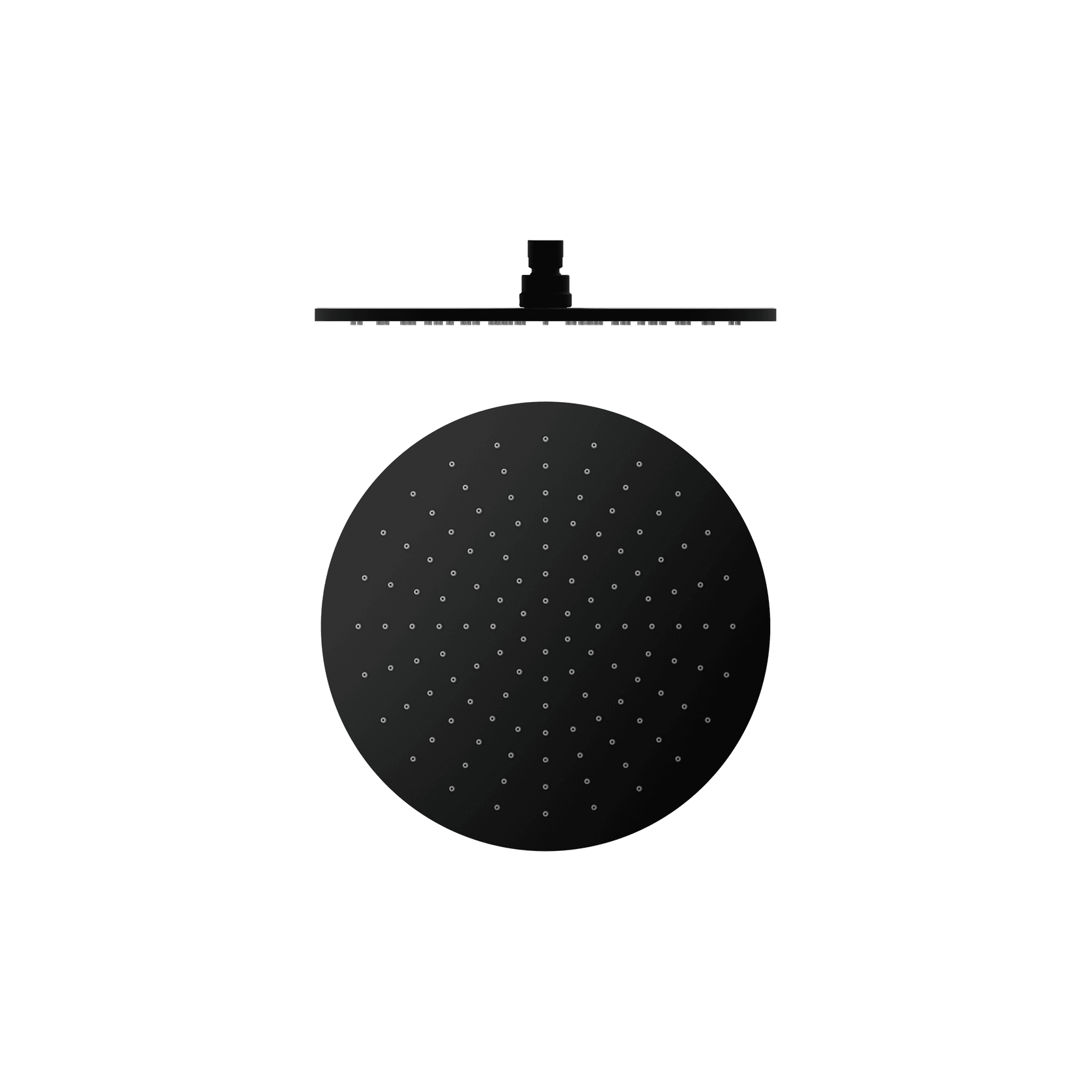 300mm Round Shower Head Matte Black gallery detail image