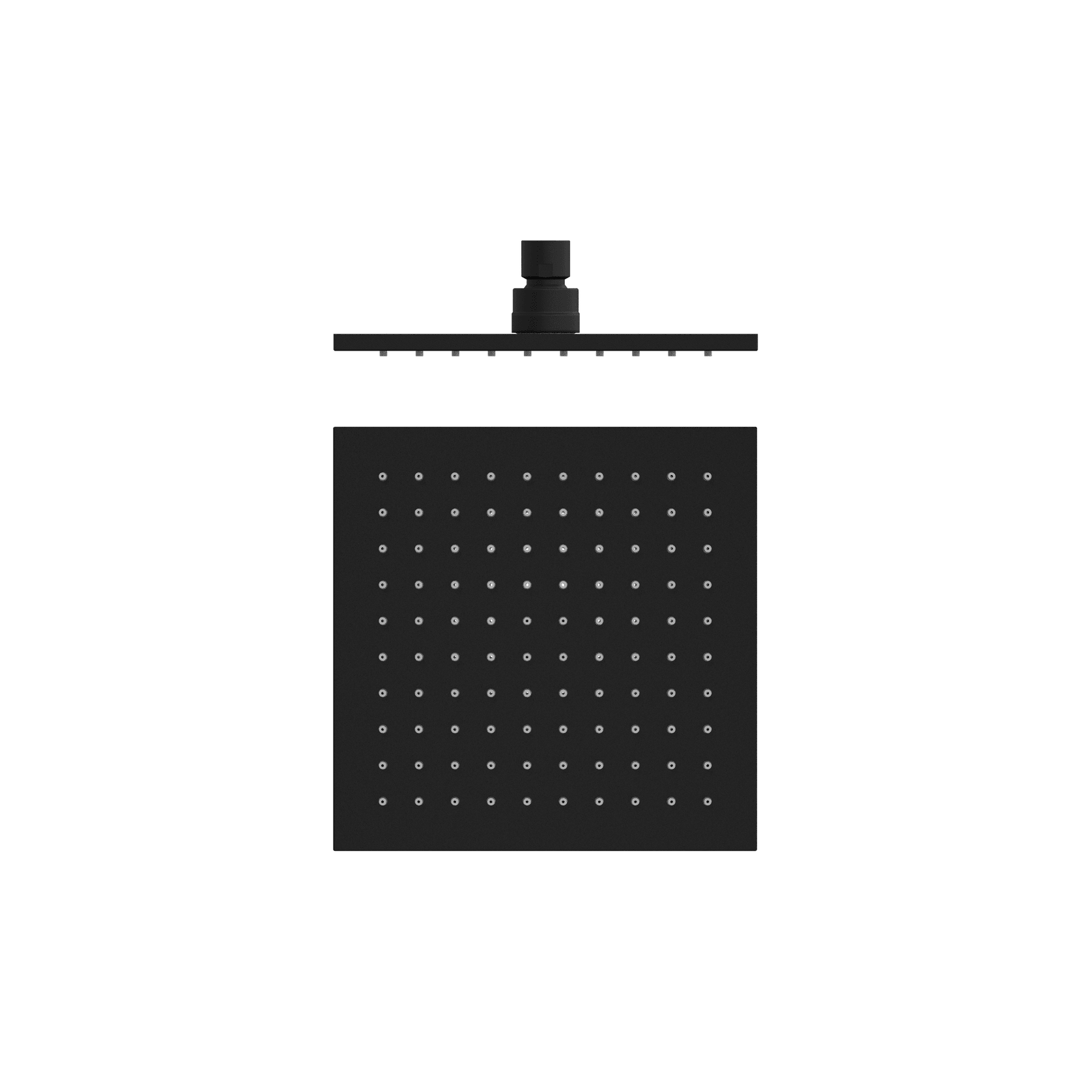 200mm Square Shower Head Matte Black gallery detail image