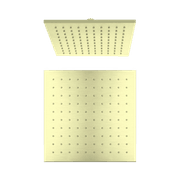 250mm Square Shower Head Brushed Gold gallery detail image