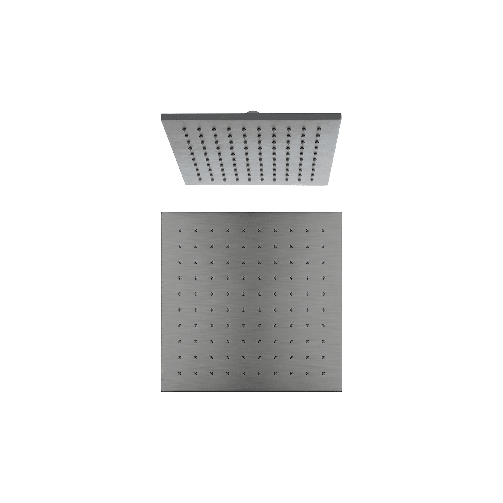 250mm Square Shower Head Gun Metal gallery detail image